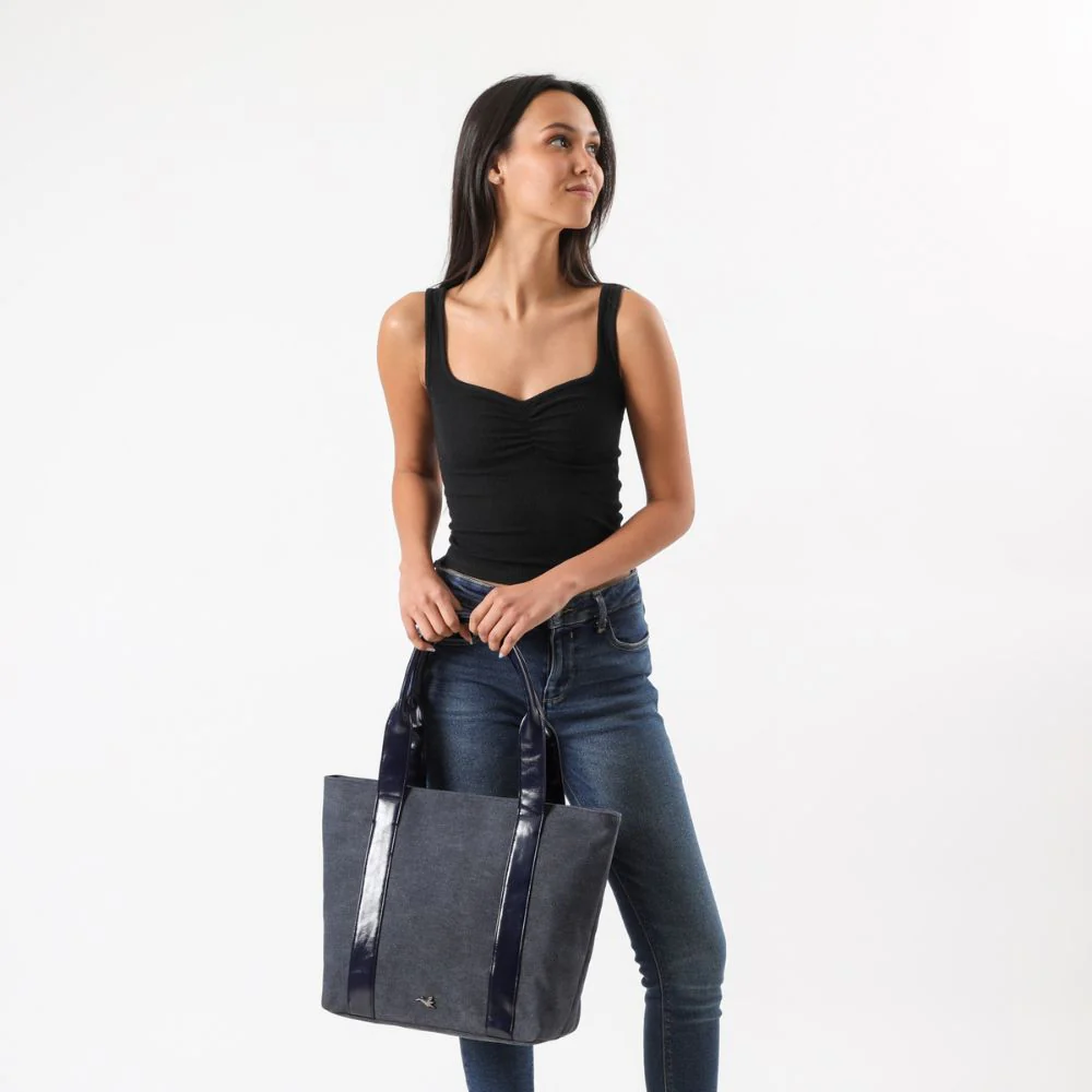 Cartera Hombro Tyler Azul Tatienne - Imagen 4