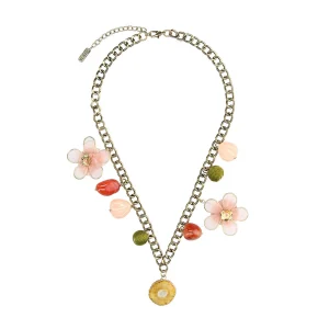 Collar Corto Azucena Rosado Humana