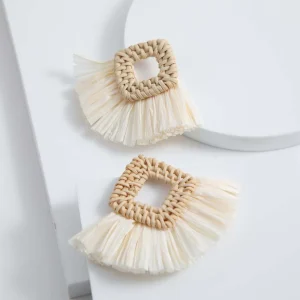 Aros Mediano Escabiosa Beige Humana