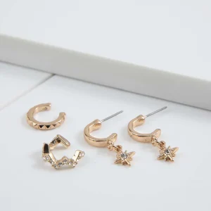 Set Aros Sparks Dorado i-D