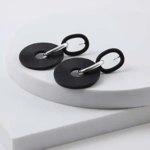 Aros Mediano Georgette Negro Tatienne