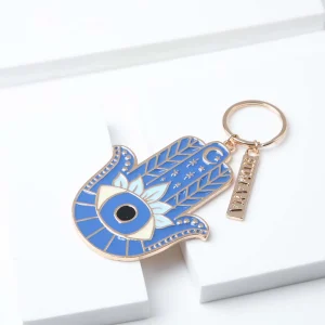 Llavero Atenera Azul Humana