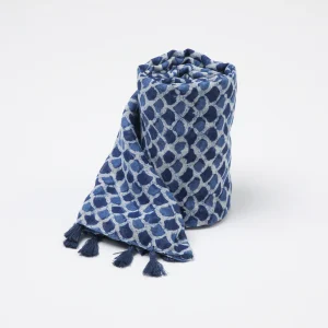 Pañuelo Estampado Nemesia Azul i-D