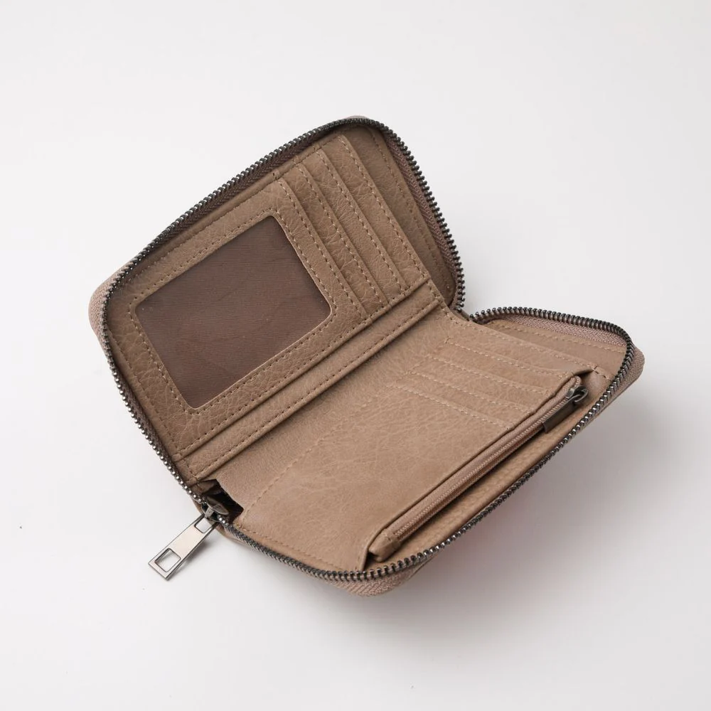 Billetera Chica Vision Beige Humana - Imagen 3