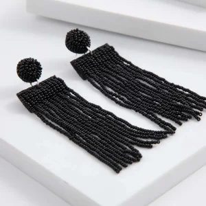 Aros Largo Starry Negro Humana