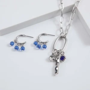 Collar + Aro Heirloom Azul i-D