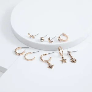 Set Aros Taray Dorados Humana