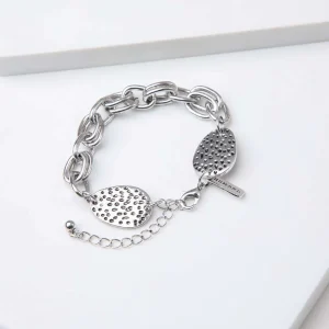 Pulsera Blanda Gava Plateada Humana