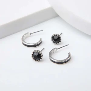 Set Aros Brezo Negro Humana