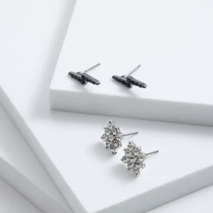 Set Aros Ramone Plateado i-D