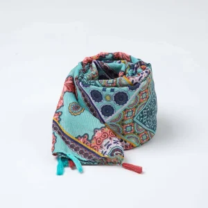 Pañuelo Estampado Lara Verde Tatienne