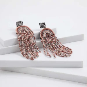 Aros Largo Eloisa Rojo Tatienne