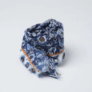 Pañuelo Estampado Violeta Azul Tatienne