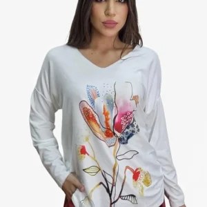 Jersey Flor Acuarela