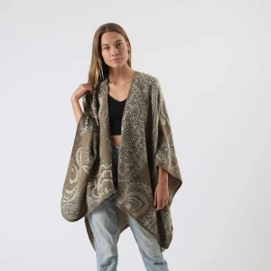 Poncho Mandala Café Tatienne