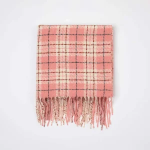 Manta Invierno Checks Rosada i-D