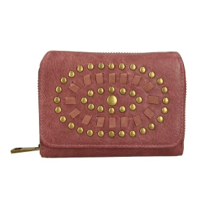 Billetera Chica Eye Burdeo Humana