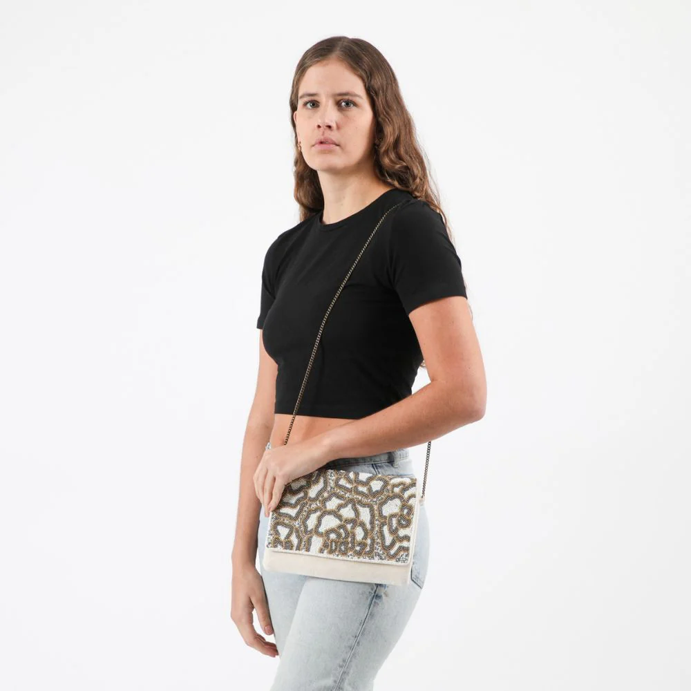 Clutch Marsella Blanco Tatienne - Imagen 4