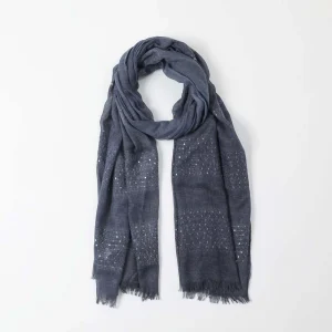 Pañuelo Liso Azul Lentejuelas Humana