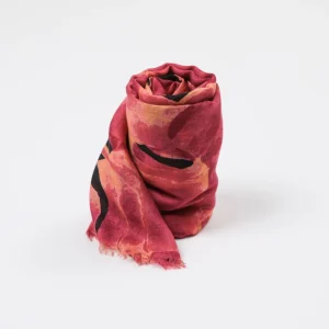 Pañuelo Estampado Cardo Morado Humana