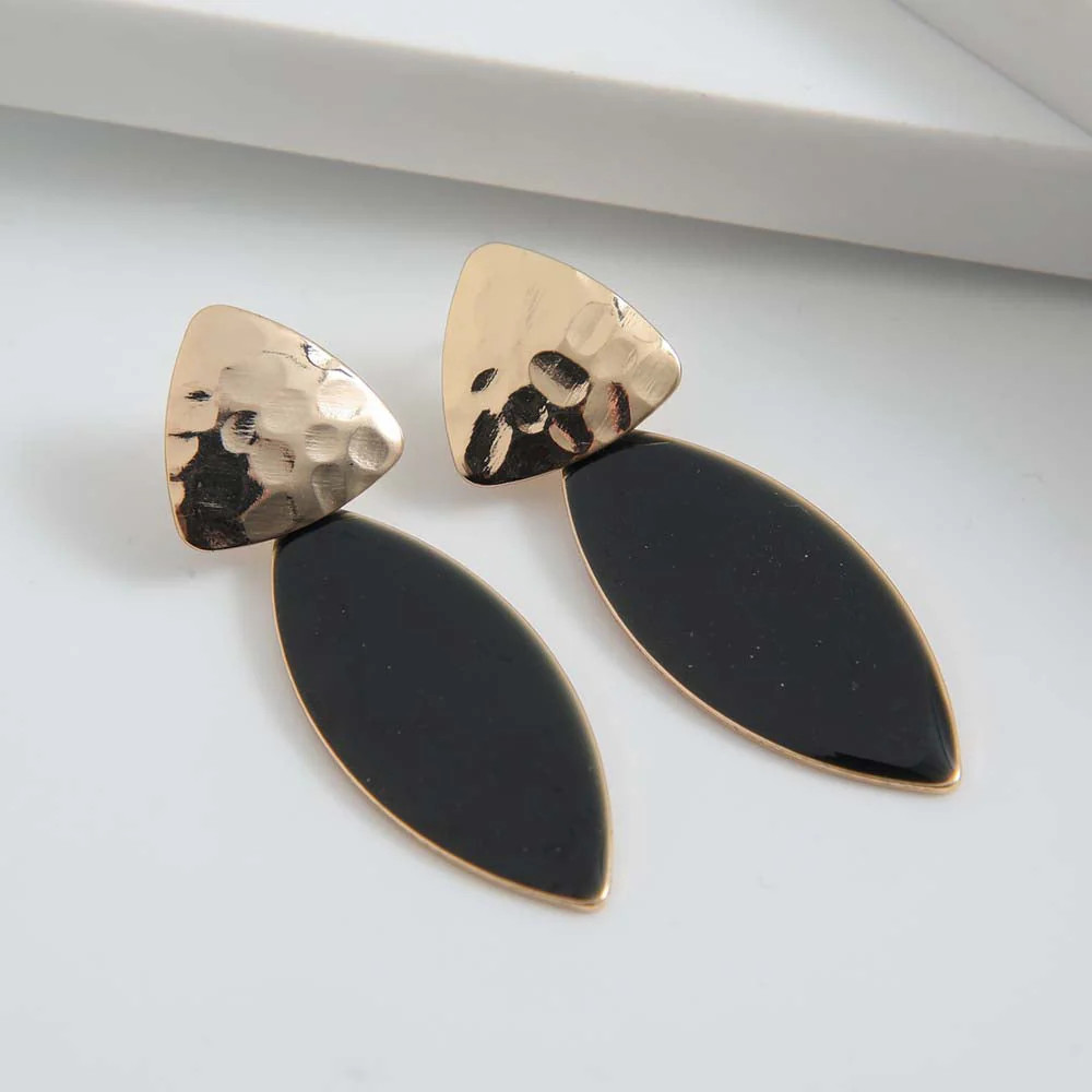 Aros Largo Angelé Negro i-D