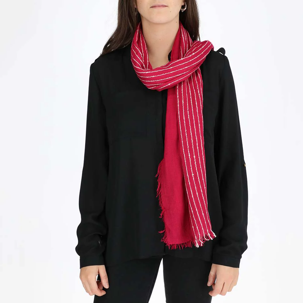 Paluelo Liso a rayas Cuncunas Magenta. Humana - Imagen 3