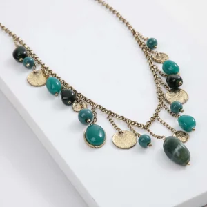 Collar Largo Amarilis Verde Tatienne