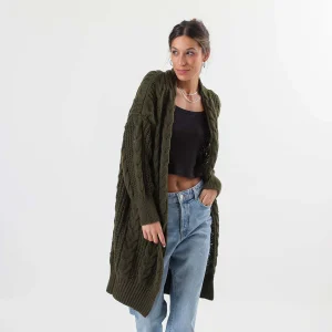 Chaleco Verde Abierto Humana