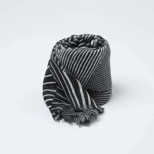 Pañuelo Estampado Musta Negro i-D