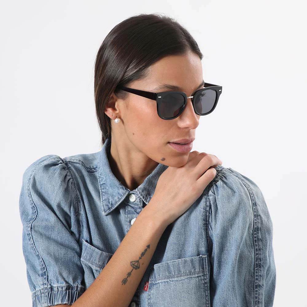 Anteojos Sol Julia Negro Humana - Imagen 5