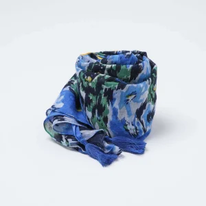 Pañuelo Estampado Ancona Azul Tatienne
