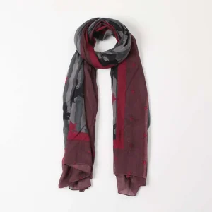 Pañuelo Estampado Gris Aguila Humana