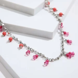 Collar Largo Zamora Rosado Humana