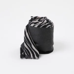 Pañuelo Estampado Ludovica Negro Tatienne