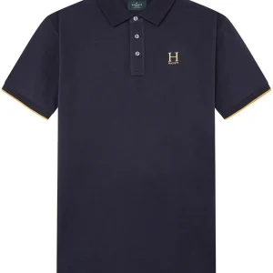 Camiseta Polo Hombre Azul Marino H.L.