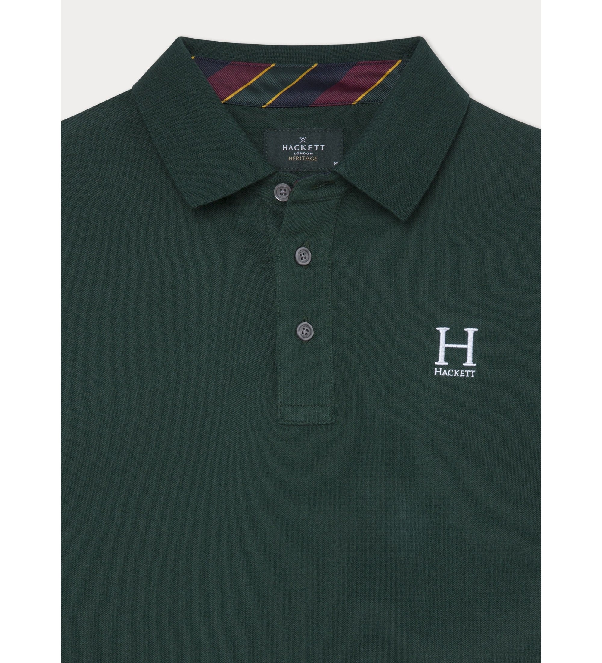Camiseta Polo Verde Pino Heritage Logo H.L. - Imagen 3
