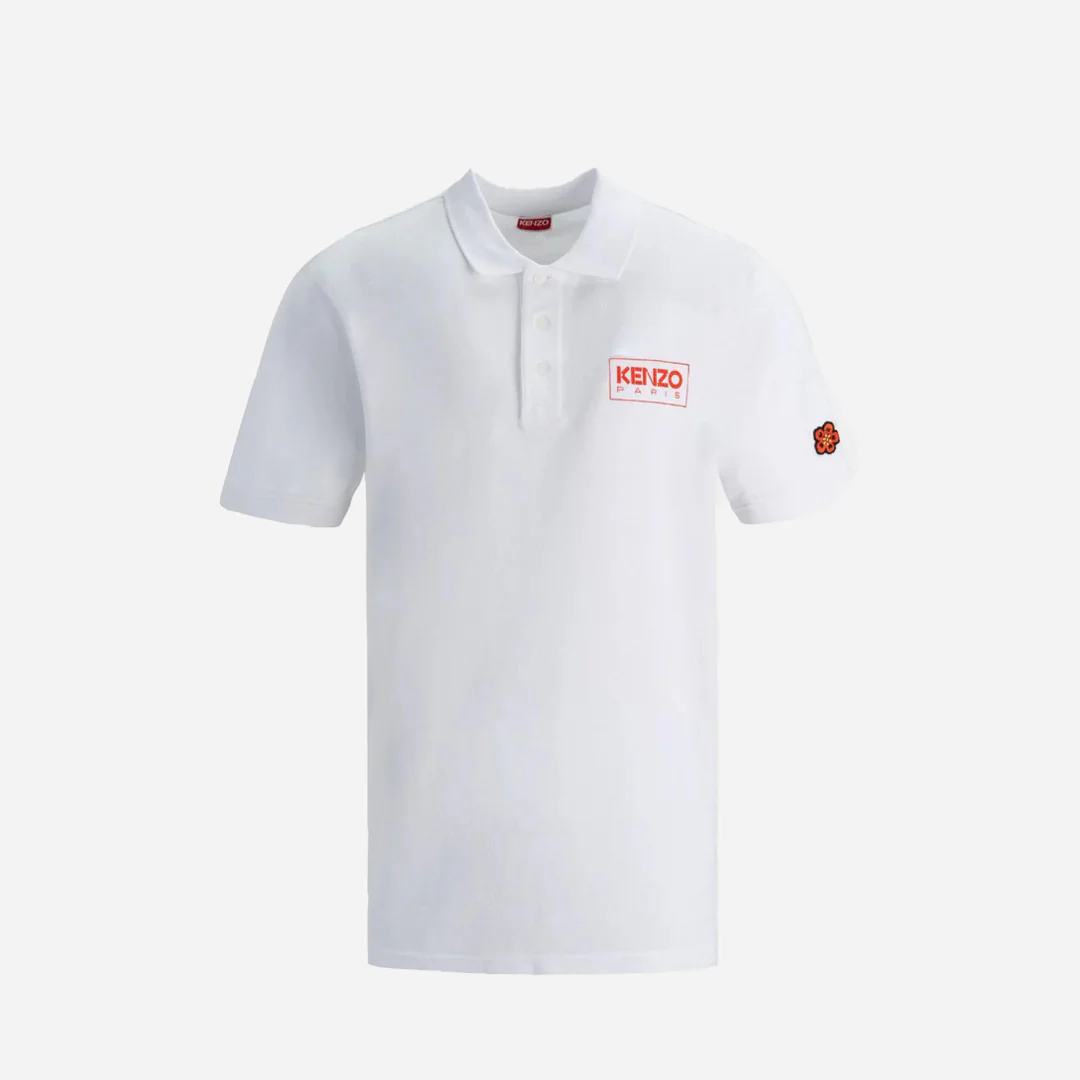 Camiseta Polo Hombre Blanca K.