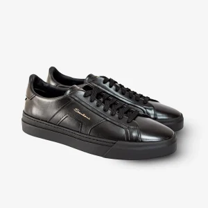 Tenis Double Buckle Hombre Negro S.