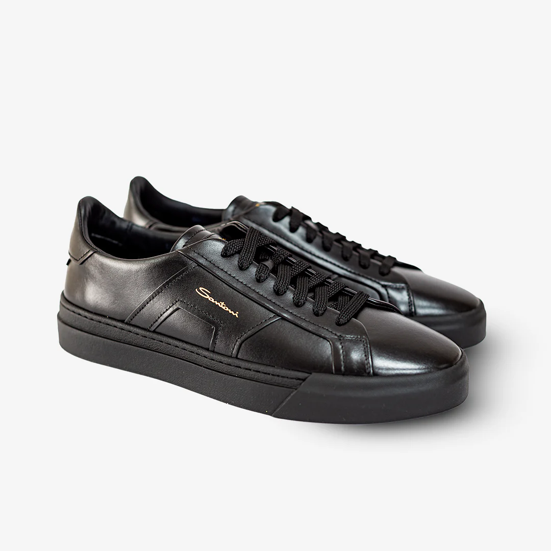 Tenis Double Buckle Hombre Negro S.