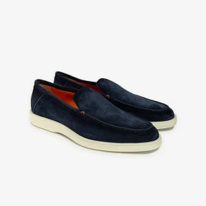 Zapato Mocasines Hombre Azul Marino S.