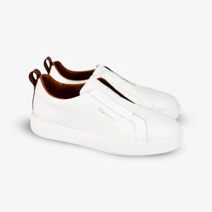 Tenis Slip-on Hombre Blancos S.