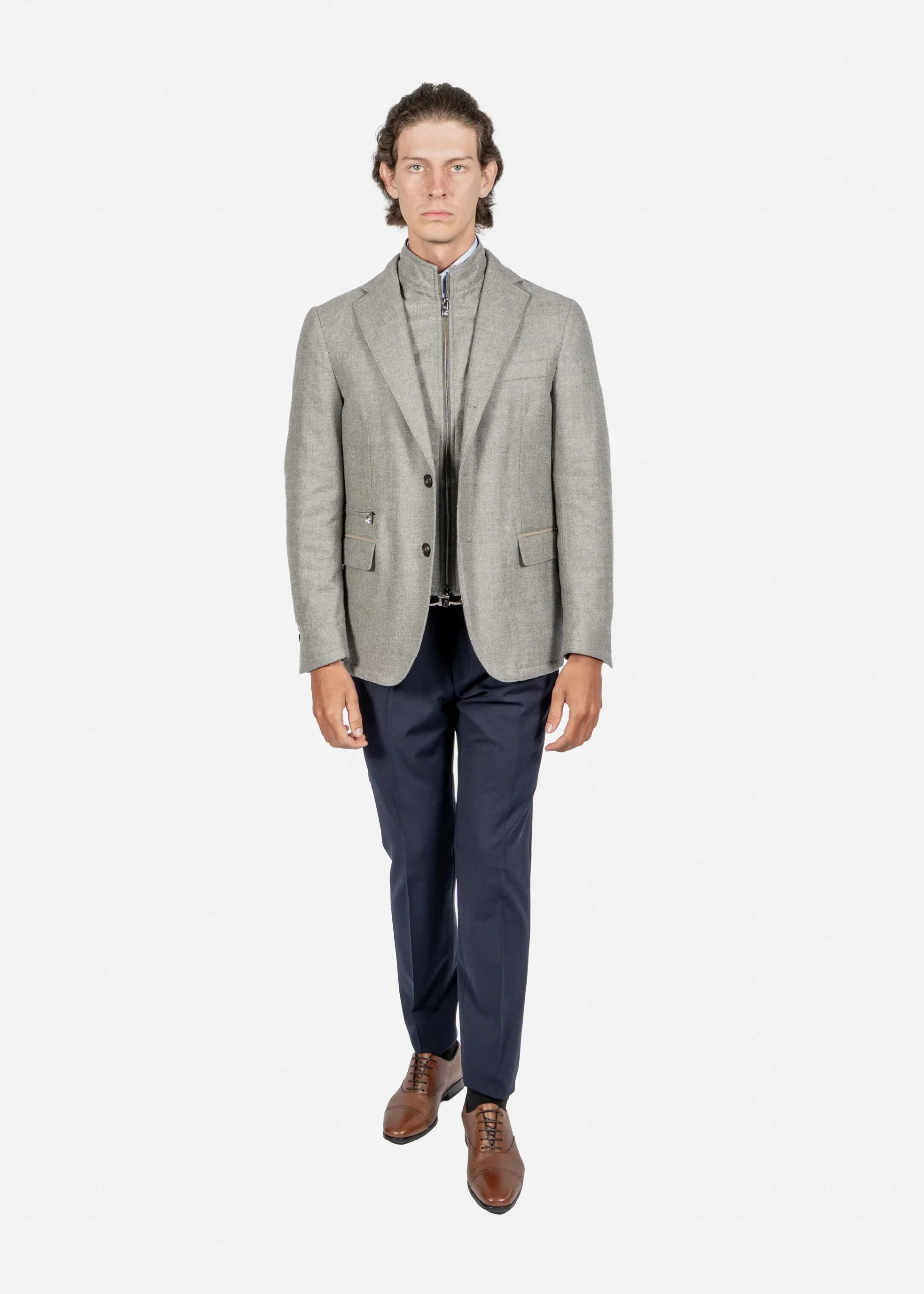 Saco Gris Lana C. - Imagen 3