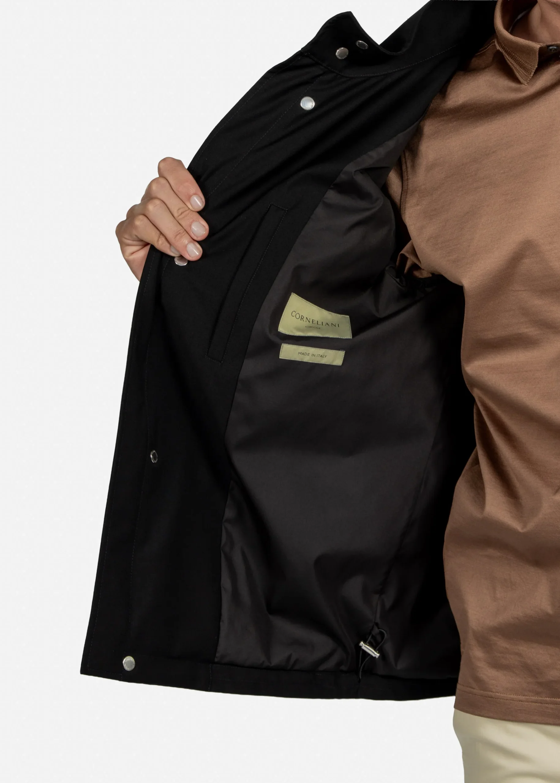 Chaqueta Negra Impermeable C. - Imagen 5