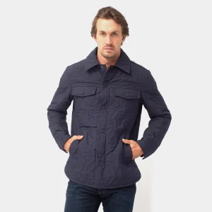 Chaqueta Hombre Acolchada Azul Marino S.F.