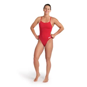 TRAJE DE BAÑO MUJER ARENA TEAM SWIMSUIT CHALLENGE SOLID RE