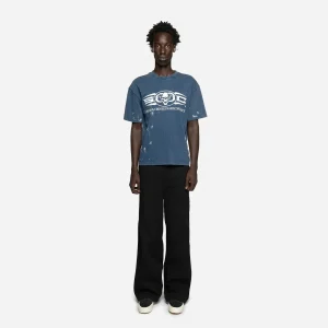 93 Sierra Crosses Splattered Hardcore T-shirt FW93SCSHT-BLU