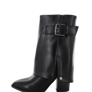 Botas Hebilla Tacón Ancho