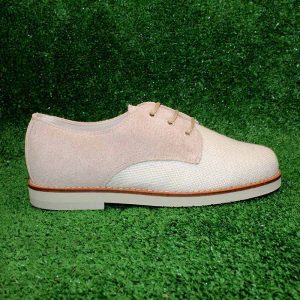 ZAPATO PIEL CORDONES SERRAJE/LINO – GULLIVER