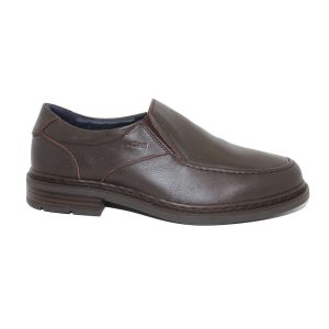 ZAPATO PIEL GOMAS LISO TACON (0404) MARRÓN – NOTTON