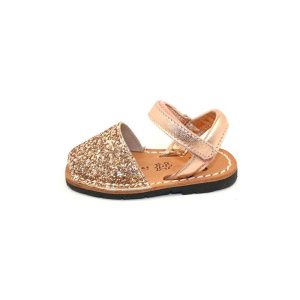 ABARCAS MENORQUINAS PIEL GLITTER (MINERVA)(20-34) LA RIA